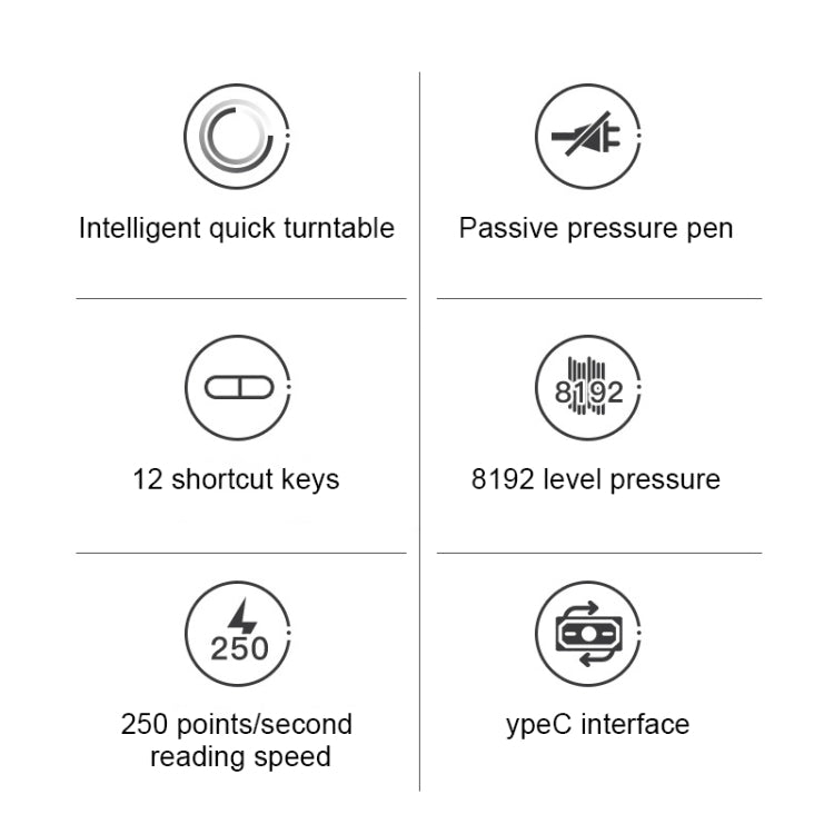 VEIKK A15PRO Mesa Gráfica Eletrónica Inteligente de 10x6 polegadas 5080 LPI com Interface Type-C e Ecrã Tátil