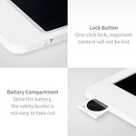 Mesa Digitalizadora Eletrónica Original Xiaomi Mijia LCD de 20 polegadas para Gráficos com Caneta, 20 polegadas