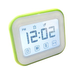 Temporizador de Cozinha com Relógio Digital, Ecrã LCD Grande com Toque, com Luz Noturna para Cozinhar e Cozer