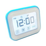 Temporizador de Cozinha com Relógio Digital, Ecrã LCD Grande com Toque, com Luz Noturna para Cozinhar e Cozer