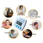 Temporizador de cozinha digital eletrónico com alarme alto, suporte magnético para cozinha, pastelaria, desporto, jogos, escritório