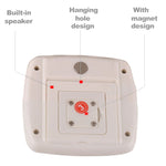 Temporizador de cozinha digital eletrónico com alarme alto, suporte magnético para cozinha, pastelaria, desporto, jogos, escritório