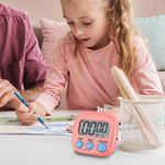 Temporizador de cozinha digital eletrónico com alarme, suporte magnético e ecrã LCD para cozinha, pastelaria, desporto, jogos, escritório, HX103-2, 118