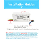 Controlador de Interruptor Sem Fios Inteligente IEEE 802.15.4 Zigbee 85-265V 50-60Hz