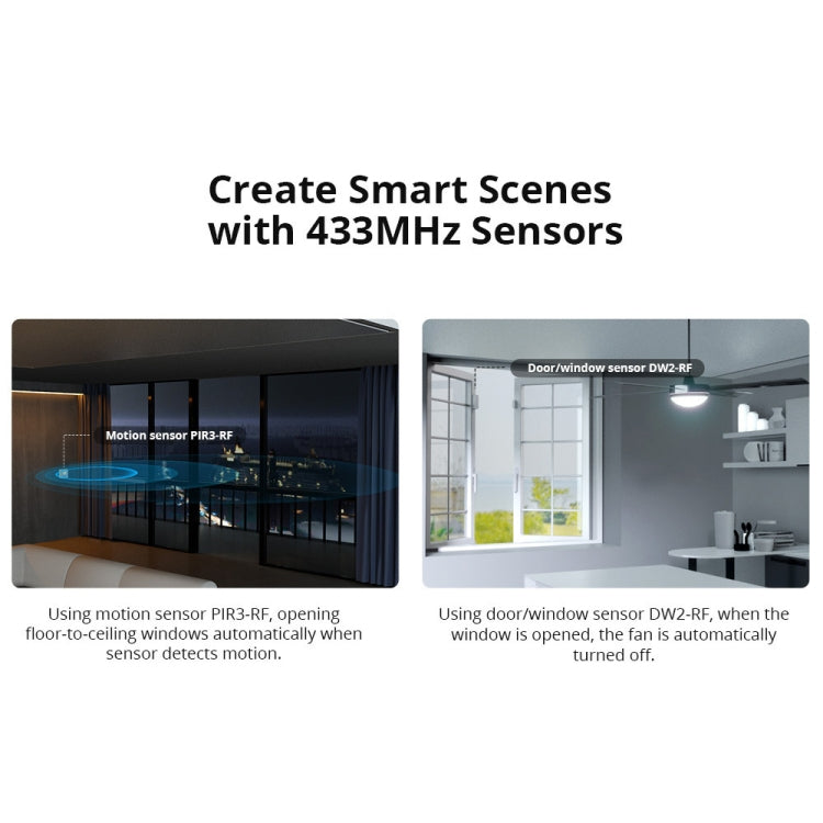 Gateway Sonoff eWelink Wifi 5V USB para Controlo Remoto de Sinal RF Sem Fios 433 (Branco)