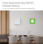 Interruptor de Controlo Inteligente de Luz WiFi Sem Fios NEO NAS-SC01W UE 1 Gangue, 1 Gangue