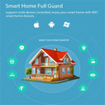 Interruptor de Controlo de Luz Inteligente WiFi Sem Fios NEO NAS-SC03W EU 3 Gangues, 3 Gangues