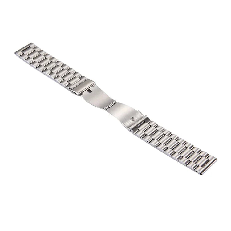 Correia de Relógio em Aço Inoxidável com Fivela Borboleta de 3 Contas para Samsung Gear S3 Classic Smart Watch