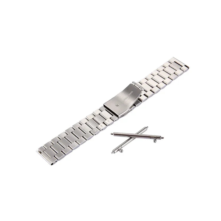 Correia de Relógio em Aço Inoxidável com Fivela Borboleta de 3 Contas para Samsung Gear S3 Classic Smart Watch