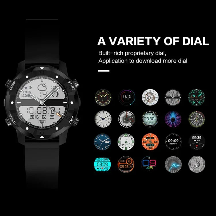 Smartwatch S3 com Ecrã OLED de 1,39 polegadas, Bluetooth, Resistente à Água IP67, Suporta Bússola / Monitor de Frequência Cardíaca / Cartão SIM / Navegação GPS, Compatível com Telemóveis Android e iOS