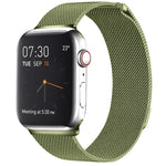 Pulseira de Relógio em Aço Inoxidável Magnética Milanese Loop para Apple Watch Series 10 42mm / 9&8&7 41mm / SE 3&SE 2&6&SE&5&4 40mm / 3&2&1 38mm, Para Apple Watch Series 8&7 41mm / SE 2&6&SE&5&4 40mm / 3&2&1 38mm