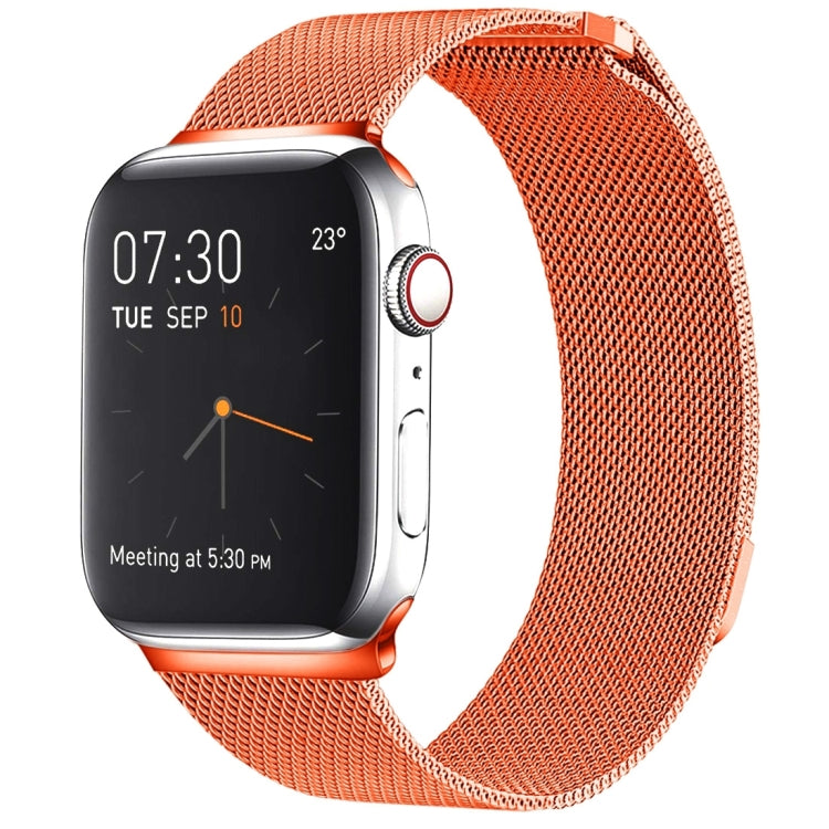 Pulseira de Relógio em Aço Inoxidável Magnética Milanese Loop para Apple Watch Series 10 42mm / 9&8&7 41mm / SE 3&SE 2&6&SE&5&4 40mm / 3&2&1 38mm, Para Apple Watch Series 8&7 41mm / SE 2&6&SE&5&4 40mm / 3&2&1 38mm