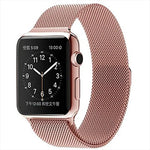 Pulseira de Relógio em Aço Inoxidável Magnética Milanese Loop para Apple Watch Series 10 42mm / 9&8&7 41mm / SE 3&SE 2&6&SE&5&4 40mm / 3&2&1 38mm, Para Apple Watch Series 8&7 41mm / SE 2&6&SE&5&4 40mm / 3&2&1 38mm
