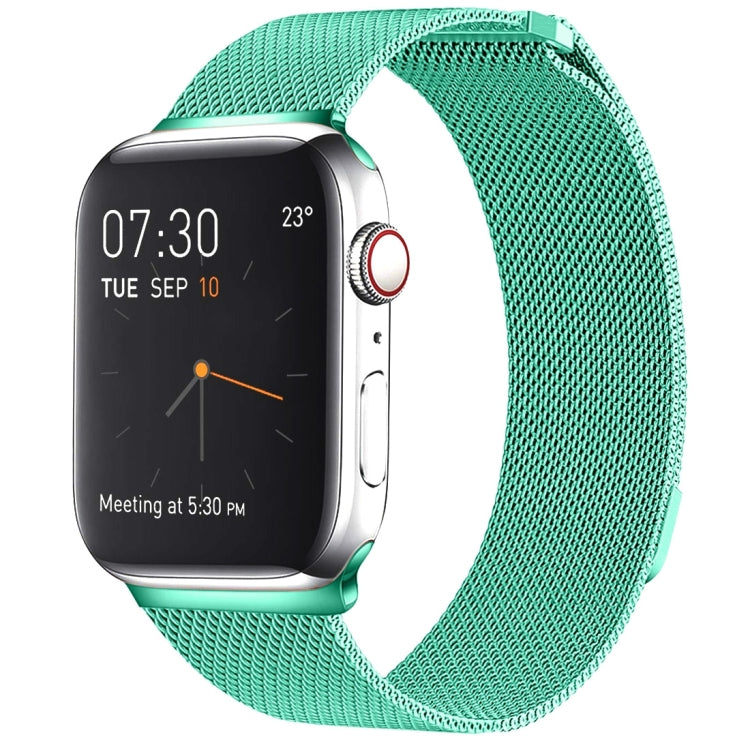 Pulseira de Relógio em Aço Inoxidável Magnética Milanese Loop para Apple Watch Series 10 42mm / 9&8&7 41mm / SE 3&SE 2&6&SE&5&4 40mm / 3&2&1 38mm, Para Apple Watch Series 8&7 41mm / SE 2&6&SE&5&4 40mm / 3&2&1 38mm