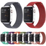 Pulseira de Relógio em Aço Inoxidável Magnética Milanese Loop para Apple Watch Series 10 42mm / 9&8&7 41mm / SE 3&SE 2&6&SE&5&4 40mm / 3&2&1 38mm, Para Apple Watch Series 8&7 41mm / SE 2&6&SE&5&4 40mm / 3&2&1 38mm