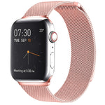 Correia de Relógio em Aço Inoxidável Magnética Milanesa para Apple Watch Ultra 49mm e Watch Ultra 2 49mm / Série 10 46mm / 9&8&7 45mm / SE 3&SE 2&6&SE&5&4 44mm / 3&2&1 42mm, Para Apple Watch Ultra 49mm / Série 8&7 45mm / SE 2&6&SE&5&4 44mm / 3&2&1 42mm