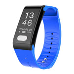 TLW T6 Monitor de atividade com ecrã OLED de 0,96 polegadas Pulseira inteligente, Suporta modo desportivo / ECG / Monitor de frequência cardíaca / Pressão arterial / Monitor do sono, T6 Preto, T6 Azul, T6 Vermelho