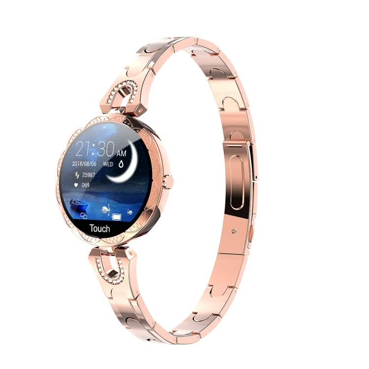 Pulseira Inteligente Feminina de Moda AK15, Ecrã LCD a Cores de 1,08 polegadas, IP67 à Prova de Água, Suporta Monitorização da Frequência Cardíaca / Monitorização do Sono / Fotografia Remota