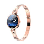 Pulseira Inteligente Feminina de Moda AK15, Ecrã LCD a Cores de 1,08 polegadas, IP67 à Prova de Água, Suporta Monitorização da Frequência Cardíaca / Monitorização do Sono / Fotografia Remota