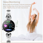 Pulseira Inteligente Feminina de Moda AK15, Ecrã LCD a Cores de 1,08 polegadas, IP67 à Prova de Água, Suporta Monitorização da Frequência Cardíaca / Monitorização do Sono / Fotografia Remota