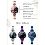 Pulseira Inteligente Feminina de Moda AK15, Ecrã LCD a Cores de 1,08 polegadas, IP67 à Prova de Água, Suporta Monitorização da Frequência Cardíaca / Monitorização do Sono / Fotografia Remota