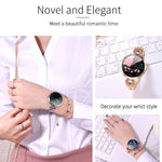 Pulseira Inteligente Feminina de Moda AK15, Ecrã LCD a Cores de 1,08 polegadas, IP67 à Prova de Água, Suporta Monitorização da Frequência Cardíaca / Monitorização do Sono / Fotografia Remota
