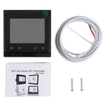 Termostato digital LCD para aquecimento eletrónico com sensor e visor de tempo BHT-002GBLW 16A, controlo WiFi, BHT-002GBLW 16A (Preto) tipo aquecimento eletrónico, BHT-002GBLW 16A (Branco) tipo aquecimento eletrónico