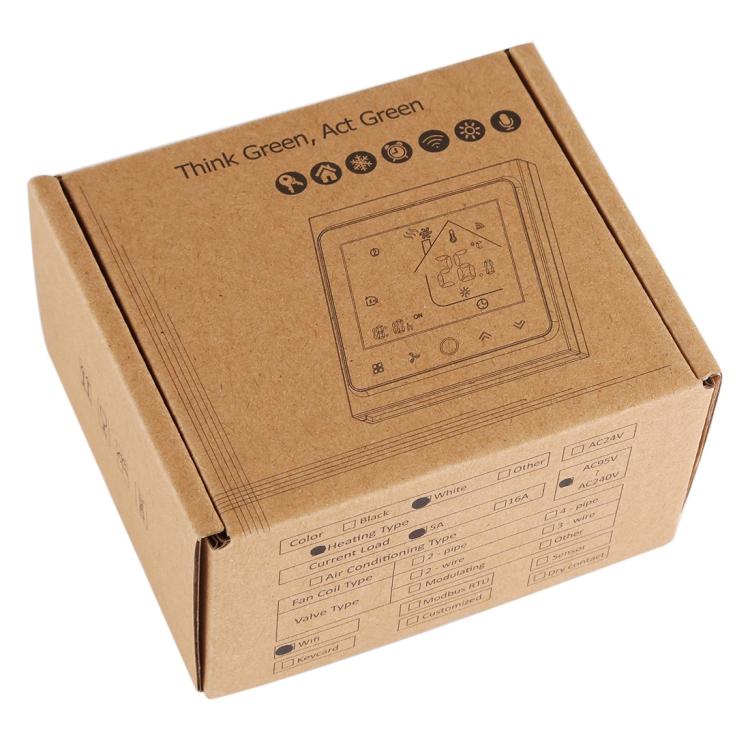 Termostato digital LCD para aquecimento de sala tipo aquecimento de água BHT-002GALW 3A com visor de tempo, controlo WiFi, BHT-002GBLW 3A (Preto) tipo aquecimento de água, BHT-002GBLW 3A (Branco) tipo aquecimento de água