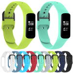 Correia de Relógio em Silicone de Cor Pura para Galaxy Fit-e