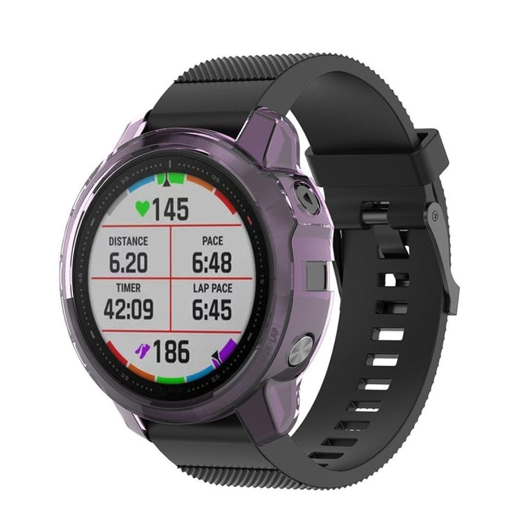 For Garmin Fenix 6s TPU Half Coverage Smart Watch Protevtice Case, For Garmin Fenix 6s
