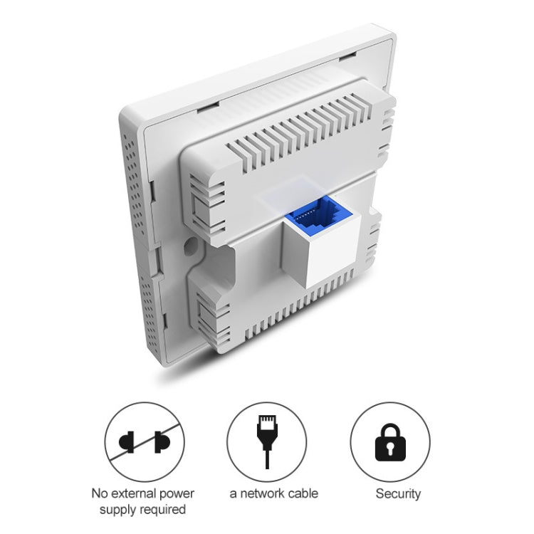COMFAST CF-E538AC V2 AP WiFi de Parede Interior de Banda Dupla 1200Mbps, CF-E538AC V2