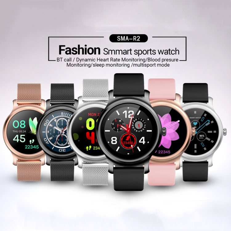 SMA-R2 Smartwatch com ecrã IPS de 1,3 polegadas impermeável IP65, Suporta lembrete de chamadas / mensagens / Bluetooth de modo duplo 3.0 + 4.0 / Monitorização do sono / Lembrete de sedentarismo