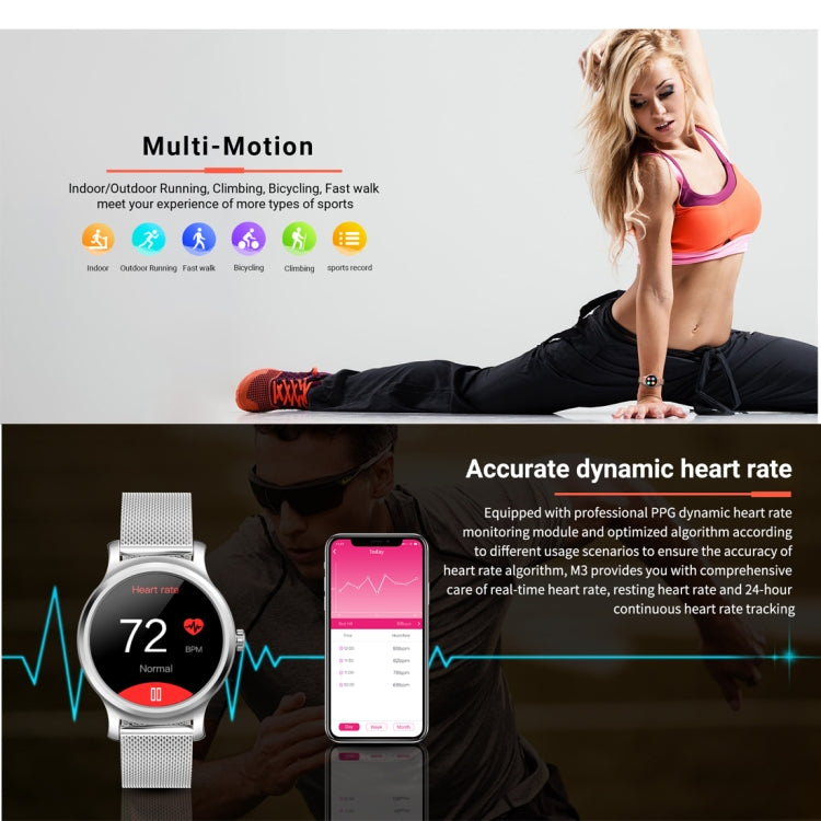 SMA-R2 Smartwatch com ecrã IPS de 1,3 polegadas impermeável IP65, Suporta lembrete de chamadas / mensagens / Bluetooth de modo duplo 3.0 + 4.0 / Monitorização do sono / Lembrete de sedentarismo