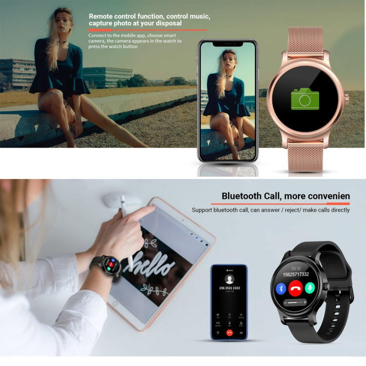 SMA-R2 Smartwatch com ecrã IPS de 1,3 polegadas impermeável IP65, Suporta lembrete de chamadas / mensagens / Bluetooth de modo duplo 3.0 + 4.0 / Monitorização do sono / Lembrete de sedentarismo