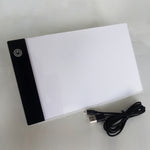 Prancha de Cópia USB Acrílica A5 com LED 2.2W 5V, Três Níveis de Brilho Regulável, Para Desenho e Esboço de Anime