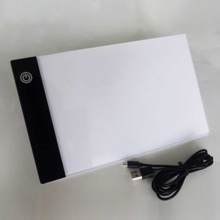Prancha de Cópia USB Acrílica A5 com LED 2.2W 5V, Três Níveis de Brilho Regulável, Para Desenho e Esboço de Anime