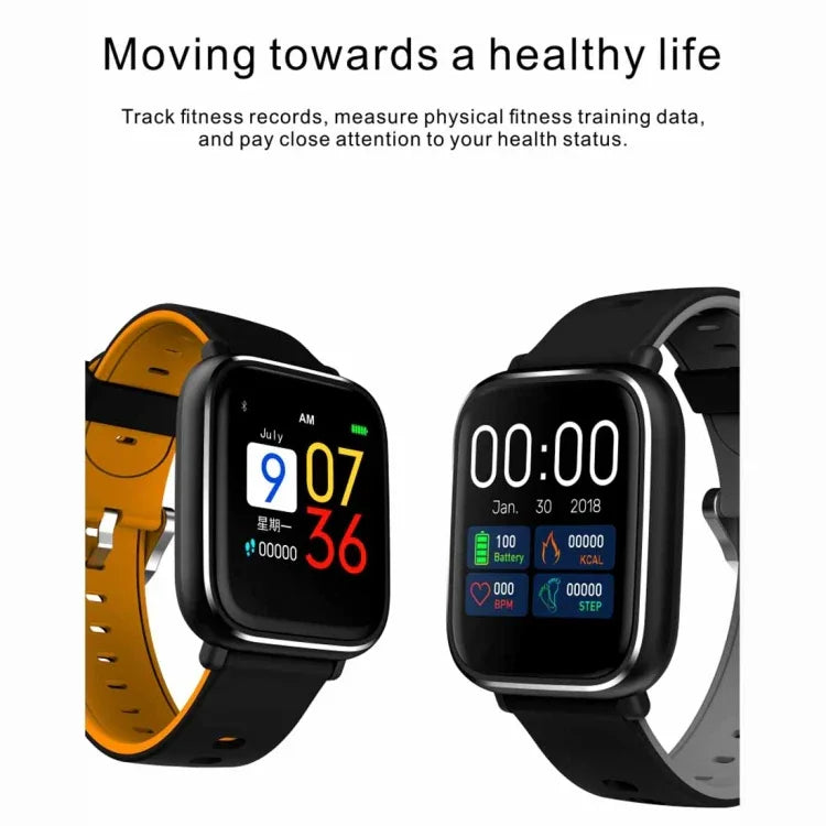 Q58S Smartwatch impermeável IP67 com ecrã tátil TFT de 1,3 polegadas, Suporta lembrete de chamadas / Monitorização da frequência cardíaca / Monitorização da pressão arterial / Monitorização do sono