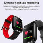 Q58S Smartwatch impermeável IP67 com ecrã tátil TFT de 1,3 polegadas, Suporta lembrete de chamadas / Monitorização da frequência cardíaca / Monitorização da pressão arterial / Monitorização do sono