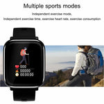Q58S Smartwatch impermeável IP67 com ecrã tátil TFT de 1,3 polegadas, Suporta lembrete de chamadas / Monitorização da frequência cardíaca / Monitorização da pressão arterial / Monitorização do sono