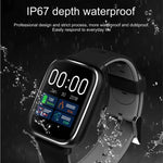Q58S Smartwatch impermeável IP67 com ecrã tátil TFT de 1,3 polegadas, Suporta lembrete de chamadas / Monitorização da frequência cardíaca / Monitorização da pressão arterial / Monitorização do sono
