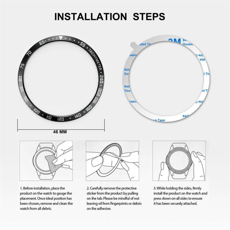 Moldura Protetora de Aço para Mostrador para Galaxy Watch 46mm, 46mm
