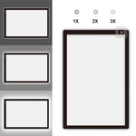 Quadros de Cópia Acrílicos A2 com LED de 23W 12V e Três Níveis de Brilho Regulável, Desenho de Esboço Anime, Ficha UE, Ficha UE