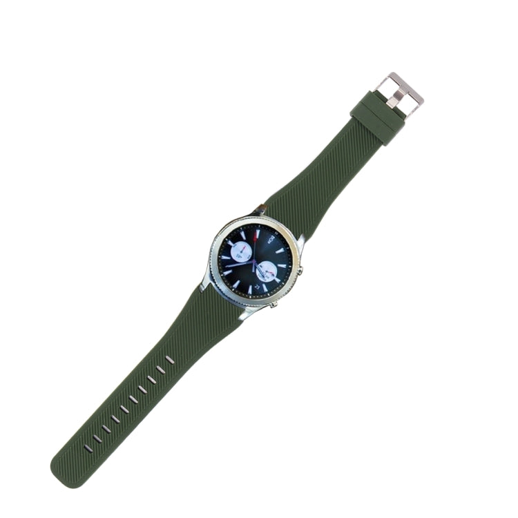 Para Samsung Gear S3 Classic Pulseira de Silicone para Smartwatch, Comprimento: cerca de 22,4cm, CA5541AG, CA5541B, CA5541D, CA5541E, CA5541G, CA5541P, CA5541R, CA5541W, CA5541Y, CA5541I