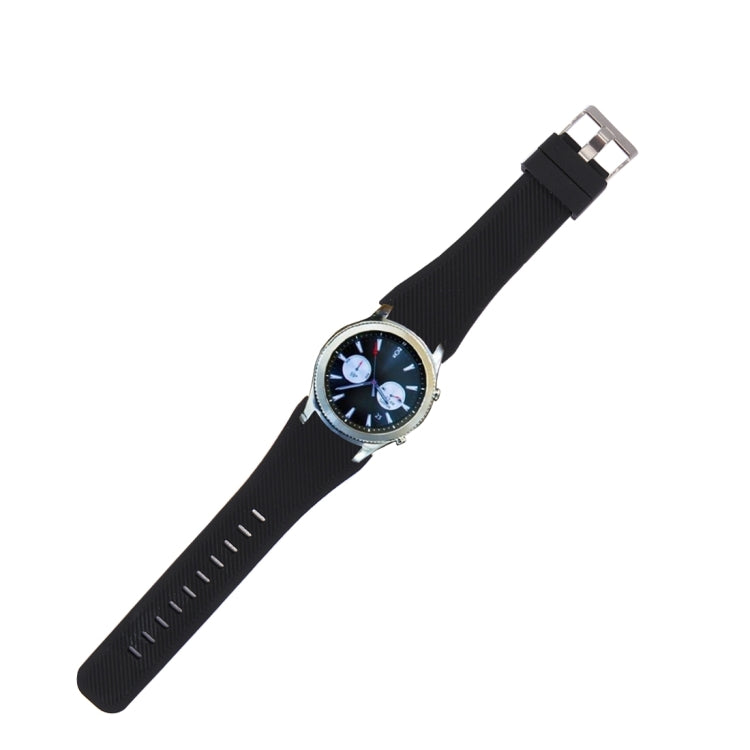 Para Samsung Gear S3 Classic Pulseira de Silicone para Smartwatch, Comprimento: cerca de 22,4cm, CA5541AG, CA5541B, CA5541D, CA5541E, CA5541G, CA5541P, CA5541R, CA5541W, CA5541Y, CA5541I
