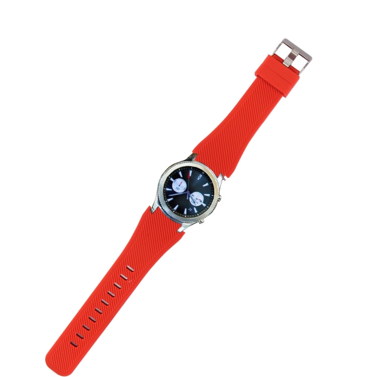 Para Samsung Gear S3 Classic Pulseira de Silicone para Smartwatch, Comprimento: cerca de 22,4cm, CA5541AG, CA5541B, CA5541D, CA5541E, CA5541G, CA5541P, CA5541R, CA5541W, CA5541Y, CA5541I