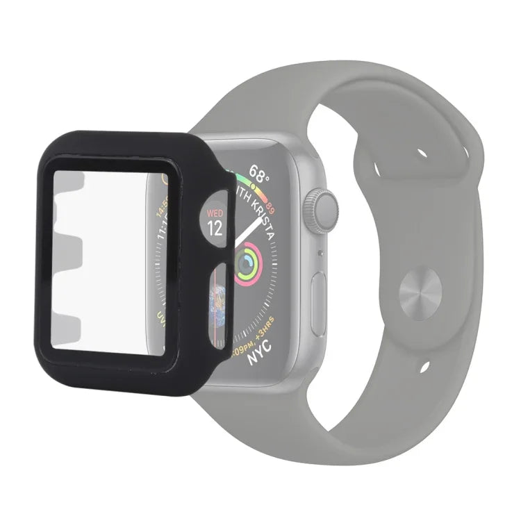 Capa Protetora de PC + Vidro para Apple Watch Série 6 / 5 / 4 / Watch SE 40mm, Para Apple Watch Série 6 / 5 / 4 / Watch SE 40mm