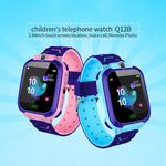 Q12B Smartwatch para crianças com ecrã colorido de 1,44 polegadas, Suporta posicionamento LBS / Chamadas bidirecionais / Socorro com uma tecla / Monitorização por voz / Aplicação Setracker
