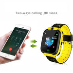 Q12B Smartwatch para crianças com ecrã colorido de 1,44 polegadas, Suporta posicionamento LBS / Chamadas bidirecionais / Socorro com uma tecla / Monitorização por voz / Aplicação Setracker
