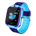 Q12B Smartwatch para crianças com ecrã colorido de 1,44 polegadas, Suporta posicionamento LBS / Chamadas bidirecionais / Socorro com uma tecla / Monitorização por voz / Aplicação Setracker