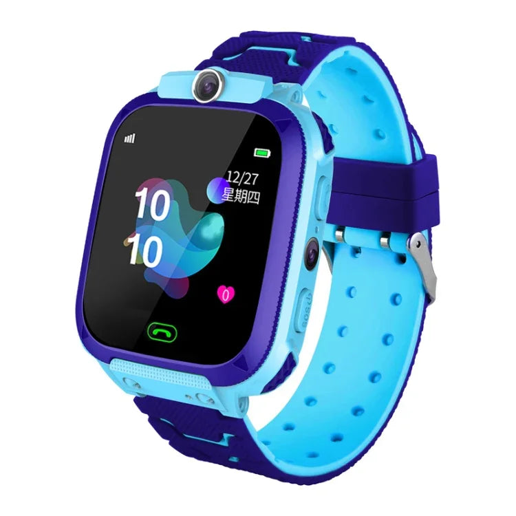 Q12B Smartwatch para crianças com ecrã colorido de 1,44 polegadas, Suporta posicionamento LBS / Chamadas bidirecionais / Socorro com uma tecla / Monitorização por voz / Aplicação Setracker